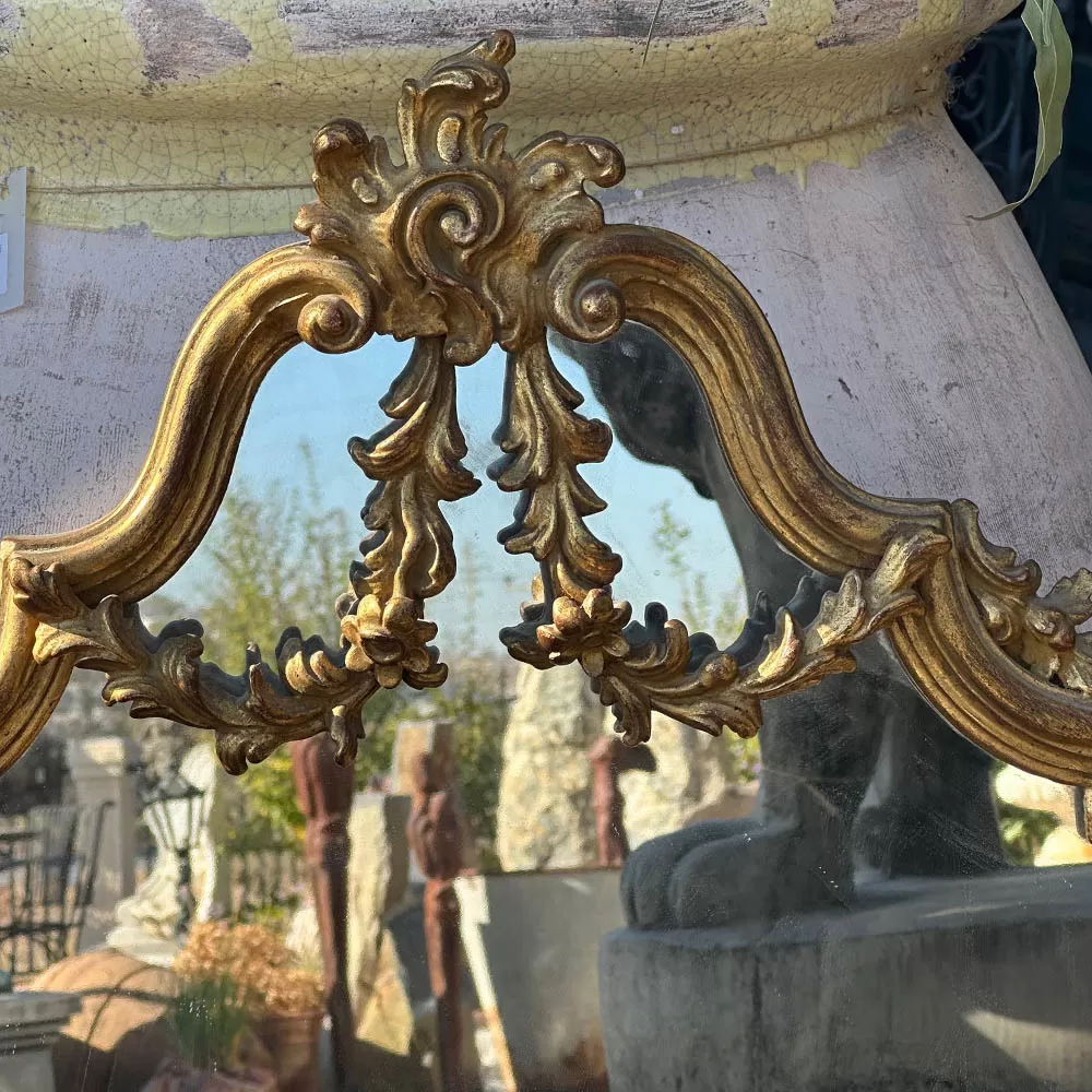 Hand Carved Gilded Mirror