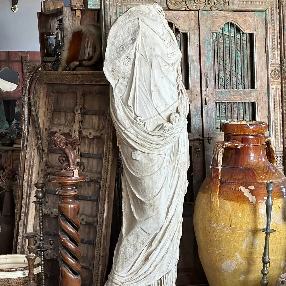 Hera Statue Made with Compressed Marble Powder