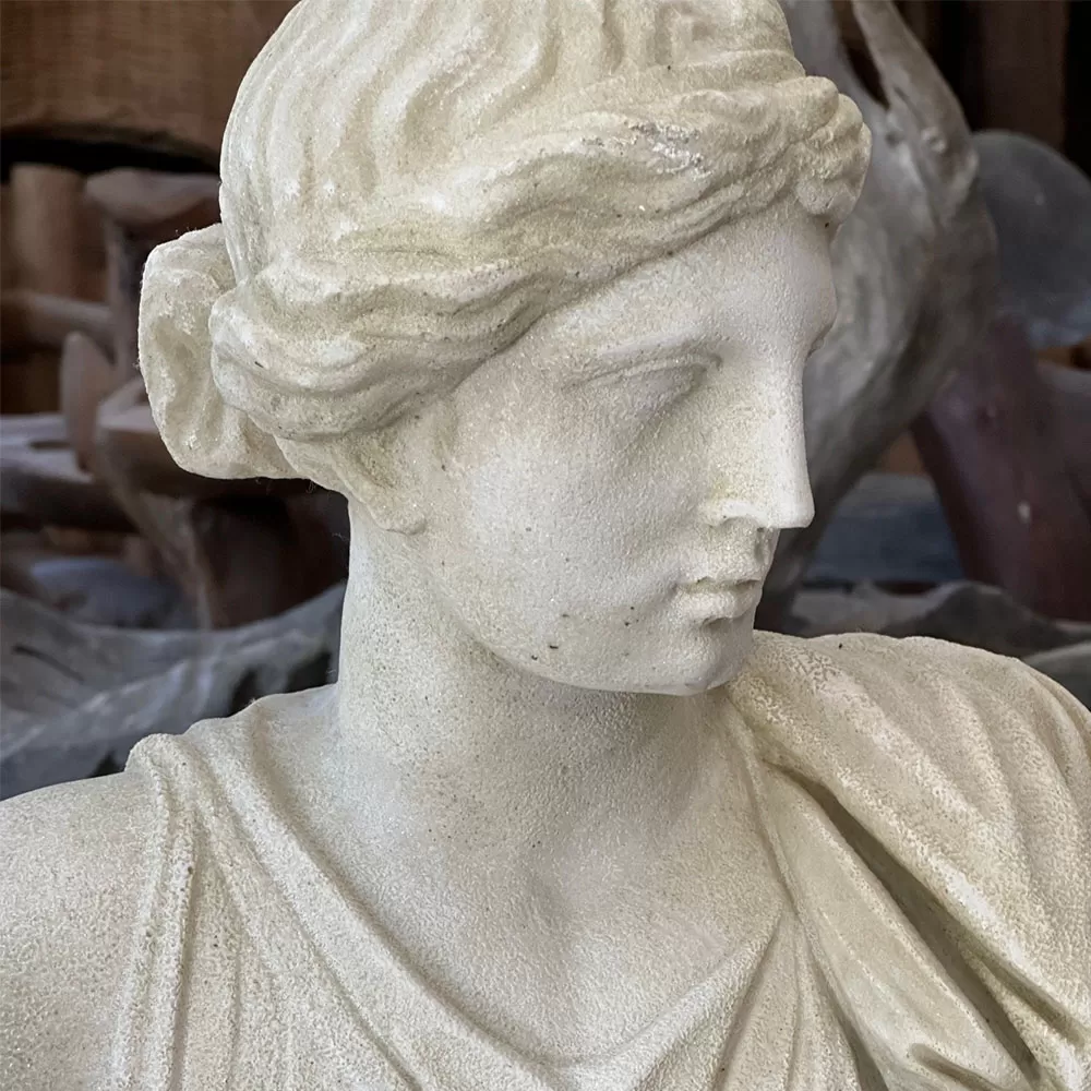 Artemis Statue Made with Compressed Marble Powder