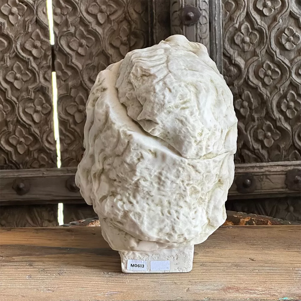 Zeus Bust Made with Compressed Marble Powder