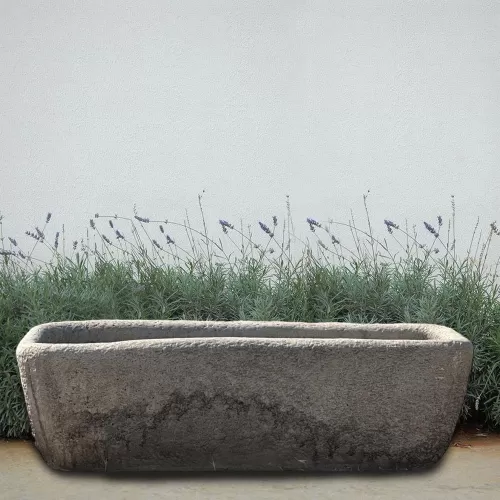 Cast Stone Rectangular Flower Pot