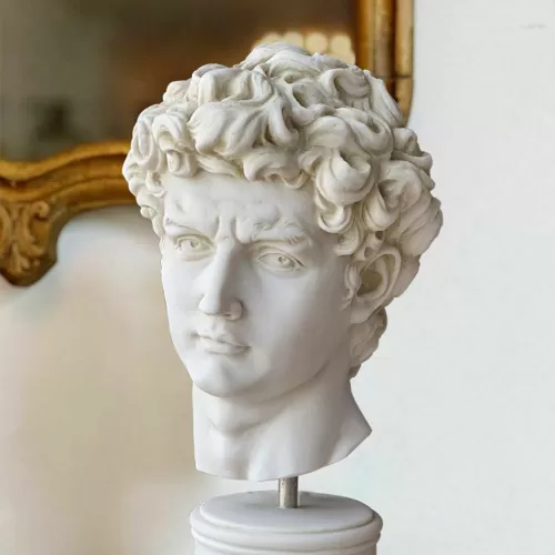 David Bust Made with Compressed Marble Powder