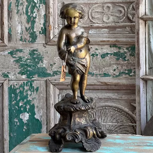 Bronze Child Sculpture