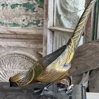 Bronze Pheasant Sculpture