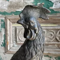 Bronze Cockerel Sculpture