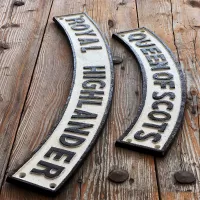 Cast Iron Royal Highlander Wall Panel