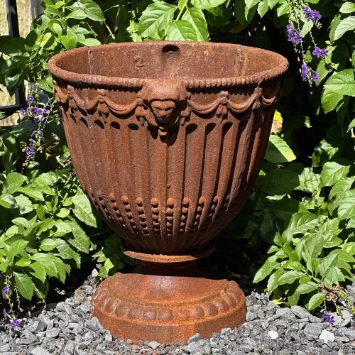 Cast Iron Flowerpot