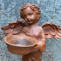 Cast Iron Angel Statue