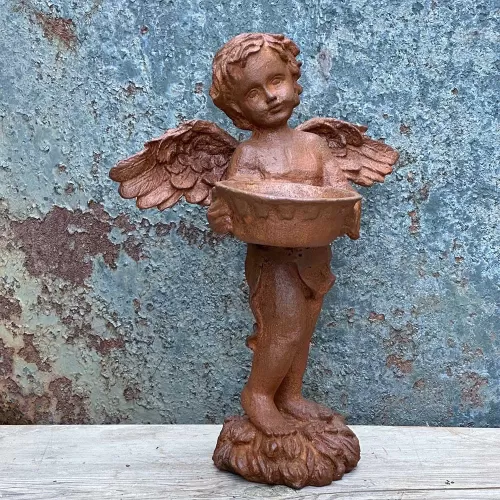 Cast Iron Angel Statue