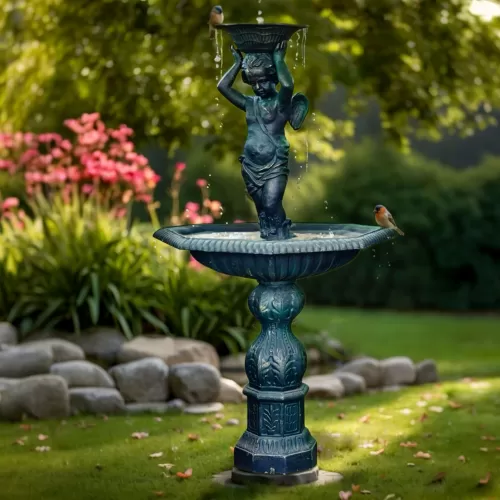 Cast Iron Bird Pool