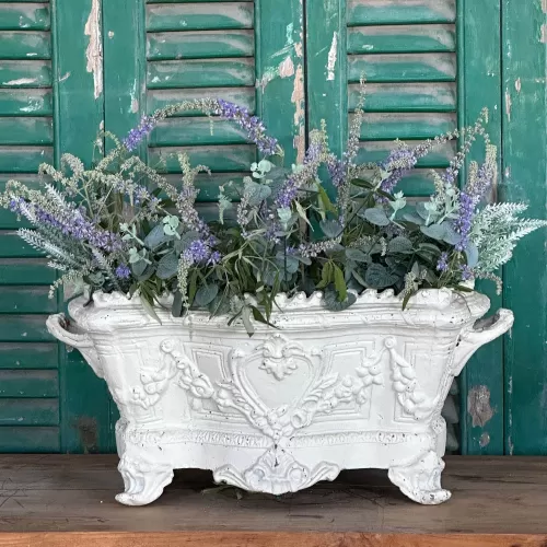 Cast Iron Flower Pot Vase