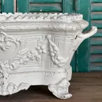 Cast Iron Flower Pot Vase
