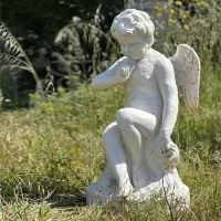 Cast Iron Angel Statue
