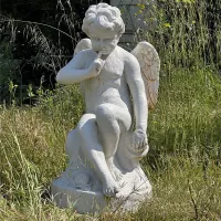Cast Iron Angel Statue