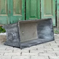 Dikdörtgen Metal Dikim Saksısı