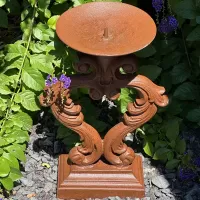 Cast Iron Candlestick