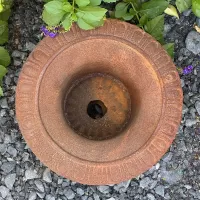 Cast Iron Flowerpot Vase