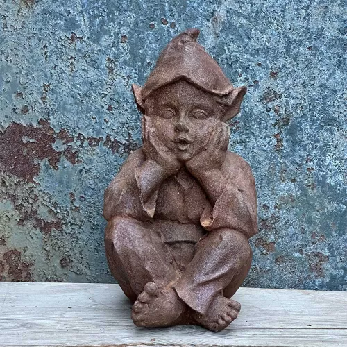 Cast Iron Garden Gnome Statue