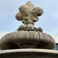 Cast Stone Lion Pool