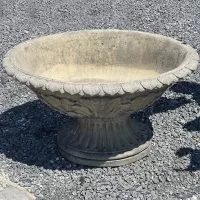 Cast Stone Flower Pot Vase