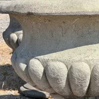 Cast Stone Flower Pot Vase