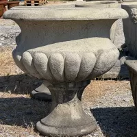 Cast Stone Flower Pot Vase