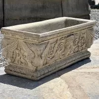 Cast Stone Rectangular Flower Pot