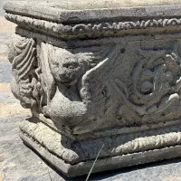 Cast Stone Rectangular Flower Pot