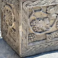 Rectangular Cast Stone Flower Pot