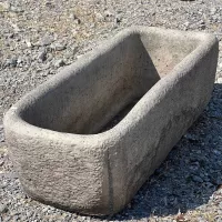 Cast Stone Rectangular Flower Pot