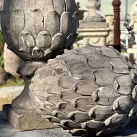 Cast Stone Pine Cones