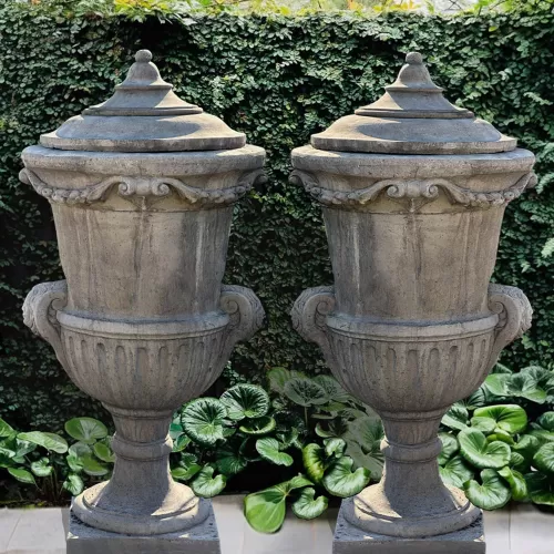 Cast Stone Garden Vases Finials