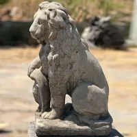 Cast Stone Lion Statue