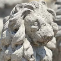 Cast Stone Lion Statue