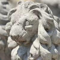 Cast Stone Lion Statue