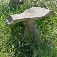 Cast Stone Garden Mushroom