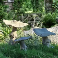 Cast Stone Garden Mushroom