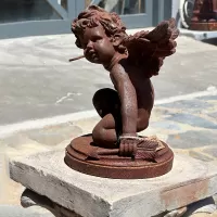 Cast Iron Angel Eros