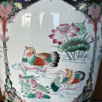 Chinese Porcelain Famillie Rose Large Vase