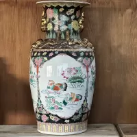 Chinese Porcelain Famillie Rose Large Vase