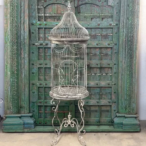 Large Wrought Iron Bird Cage