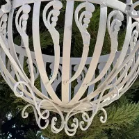 Wrought Iron Hanging Flower Basket