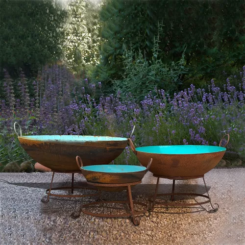 Garden Fire Bowl And Stand