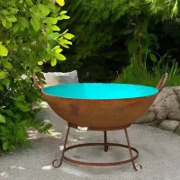 Garden Fire Bowl And Stand