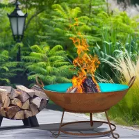 Garden Fire Bowl And Stand