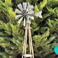 Metal Wind Mill Decoration