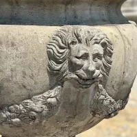 Cast Stone Flower Pot Vase