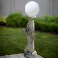 Cast Stone Angel Garden Lamp