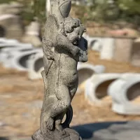 Cast Stone Angel Garden Lamp