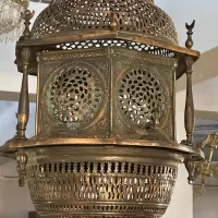 Old Brass Islamic Lantern